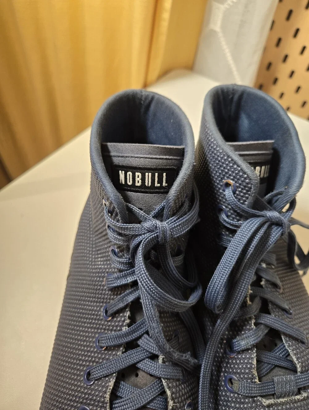 NOBULL Trainer High Top Sneakers Mens Size 12 Navy Blue CrossFit Training